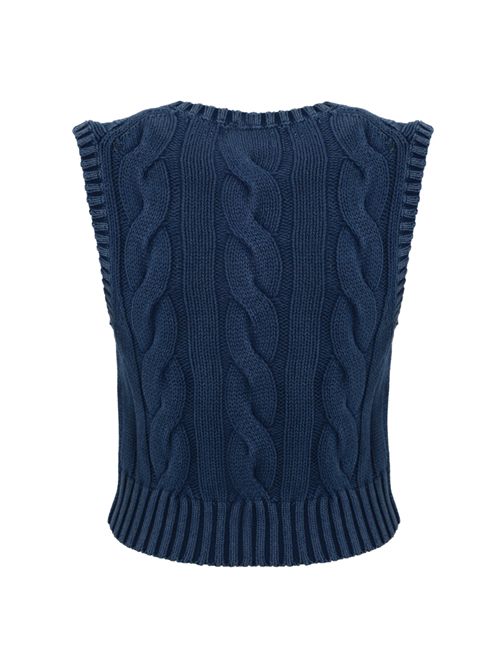 Gilet a trecce con logo POLO RALPH LAUREN | 211965758001